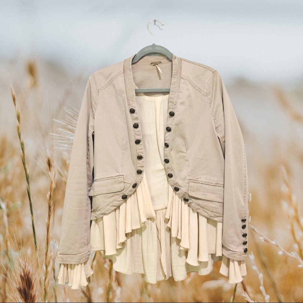 Free People Jacket The Beatles